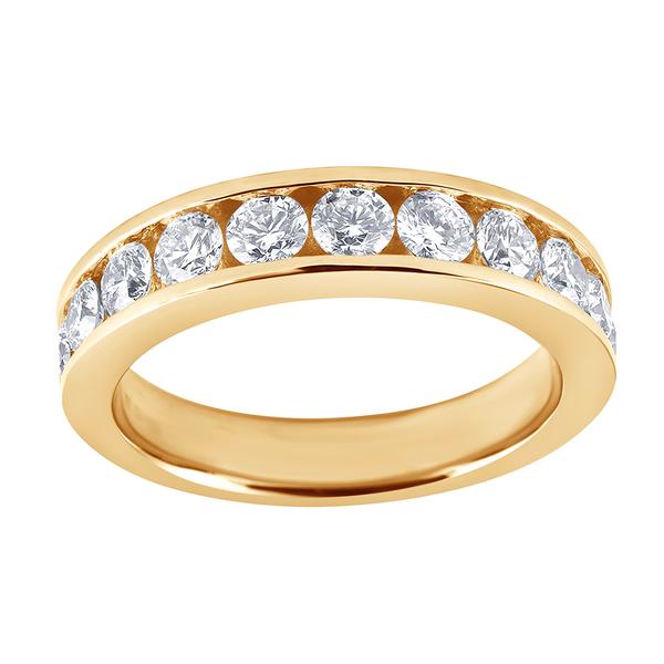 Nova Star(R) 14kt. Yellow Gold 1 1/2ctw. Diamond Wedding Band