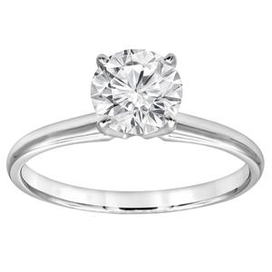 Nova Star(R) 14kt. White Gold 1ctw. Solitaire Ring alternate view
