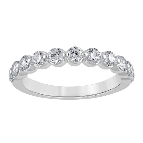 Nova Star(R) 14kt. White Gold 1ctw. Lab Grown Diamond Wedding Band