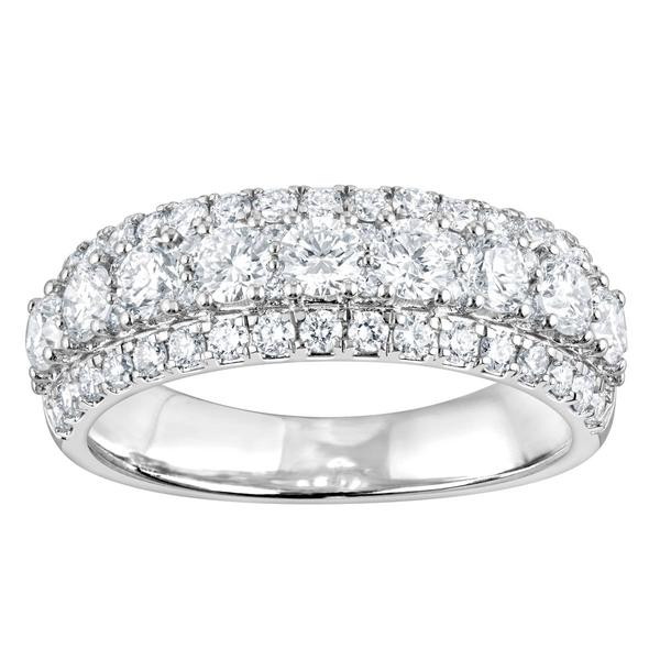 Nova Star(R) Sterling Silver 1.5ctw. Lab-Grown Diamond Ring