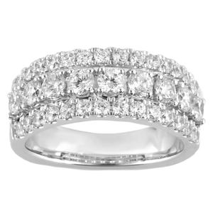 Nova Star(R) Sterling Silver 1 1/2ctw. Lab-Grown Diamond Ring