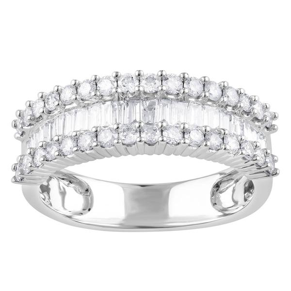 Nova Star(R) Sterling Silver 1 1/2ctw. Lab Grown Diamond Ring