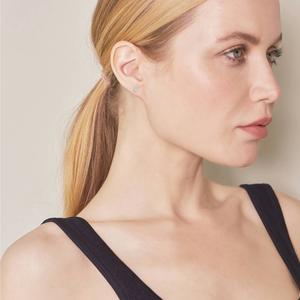 Nova Star(R) White Gold Diamond Solitaire Stud Earrings alternate view