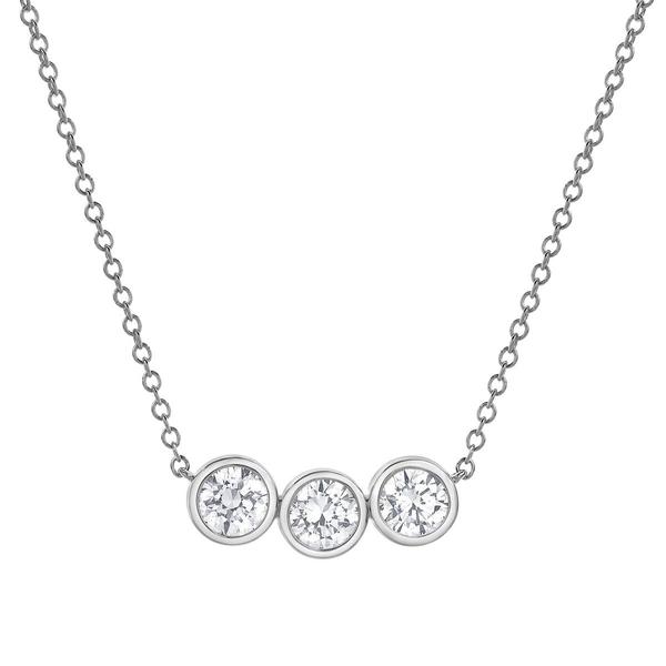 Nova Star(R) 14kt. White Gold 1ctw. Lab Grown Diamond Necklace alternate view