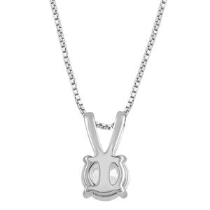Nova Star(R) White Gold Lab Grown Diamond Solitaire Pendant alternate view