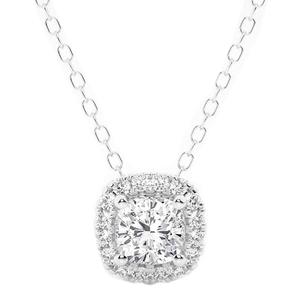 Nova Star(R) White Gold 1/3ctw. Lab Grown Diamond Pendant Necklace alternate view