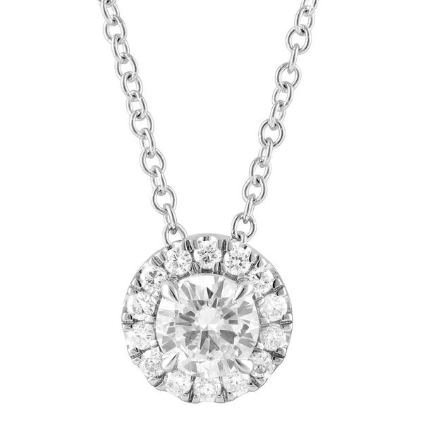 Nova Star(R) 14kt. White Gold & 1/2ctw. Lab Grown Diamond Pendant