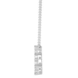 Nova Star(R) 14kt. White Gold Lab Grown Diamond Circle Pendant alternate view