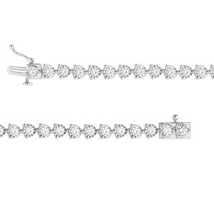 Nova Star(R) White Gold 3 1/4ctw. Lab Grown Diamond Tennis Bracelet alternate view