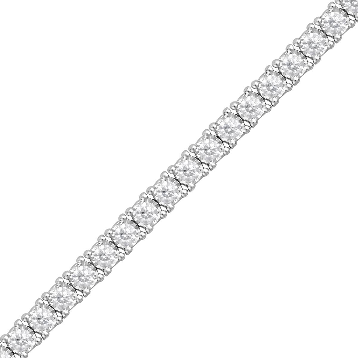 Nova Star(R) White Gold 3.00ctw. Lab Grown Diamond Tennis Bracelet