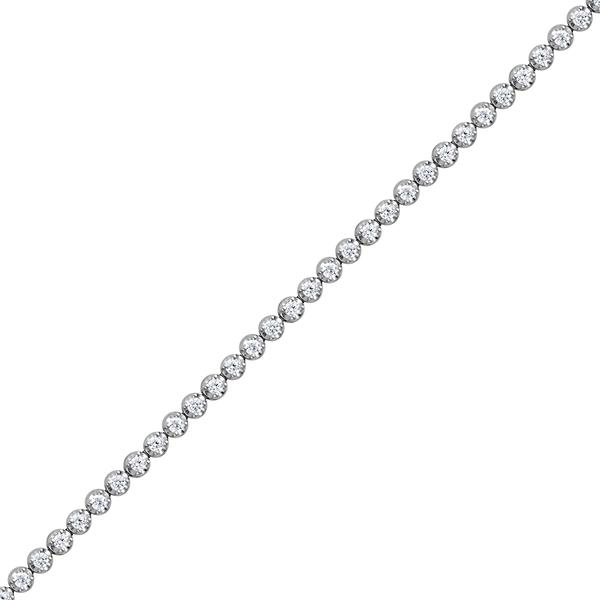Nova Star(R) 7in. Sterling Silver 1ctw. Lab Grown Diamond Bracelet alternate view