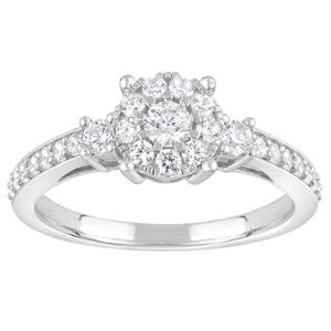 Endless Affection(tm) 14kt. White Gold Diamond Bridal Ring alternate view