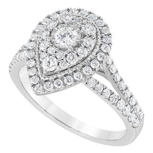 Diamond Classics(tm) 10kt. White Gold 1ctw. Diamond Engagement Ring