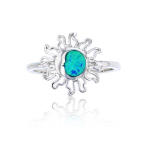 Gemstone Classics(tm) Created Opal Sun Ring