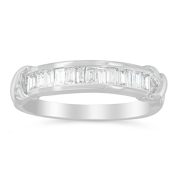 Endless Affection(tm) 1/2ctw. Sterling Silver Diamond Band Ring alternate view