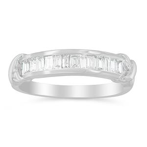 Endless Affection(tm) 1/2ctw. Sterling Silver Diamond Band Ring alternate view