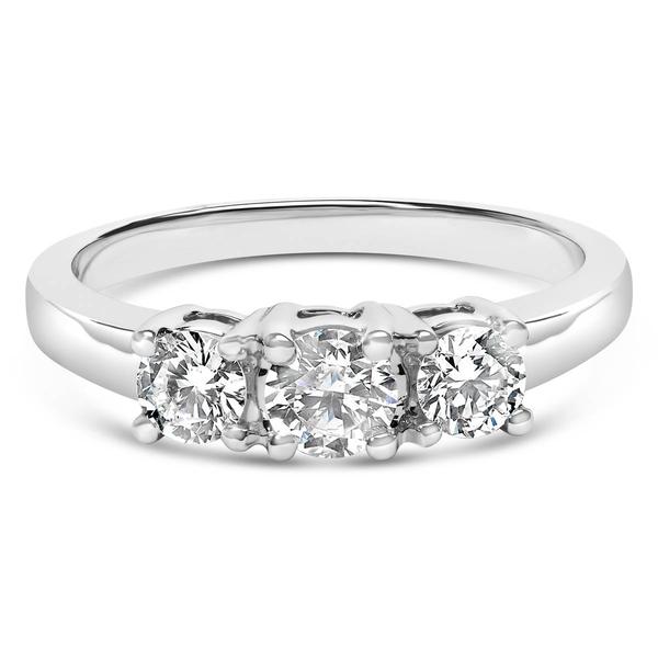 Haus of Brilliance 3/4ctw. Lab Grown Diamond 3 Stone Ring