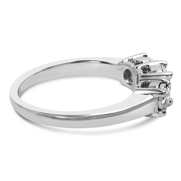 Haus of Brilliance 1/2ctw. Lab Grown Diamond 3 Stone Ring alternate view