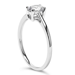 Haus of Brilliance 1/2ctw. Oval Lab Grown Diamond Engagement Ring alternate view