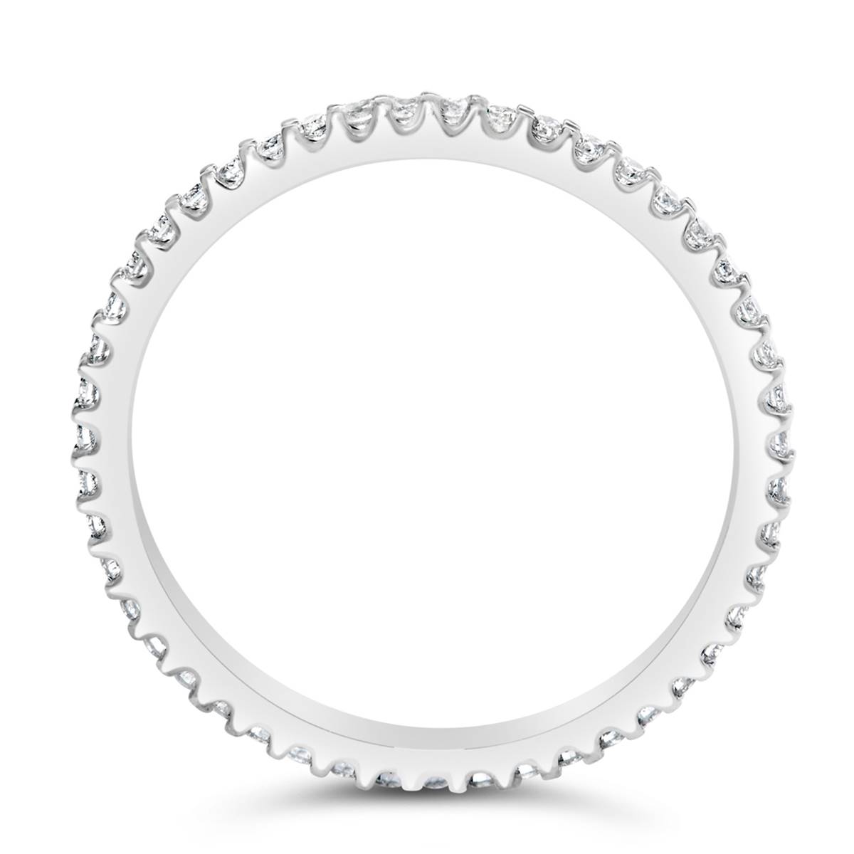 Haus Of Brilliance 14kt. White Gold 1/3ctw. Eternity Wedding Band