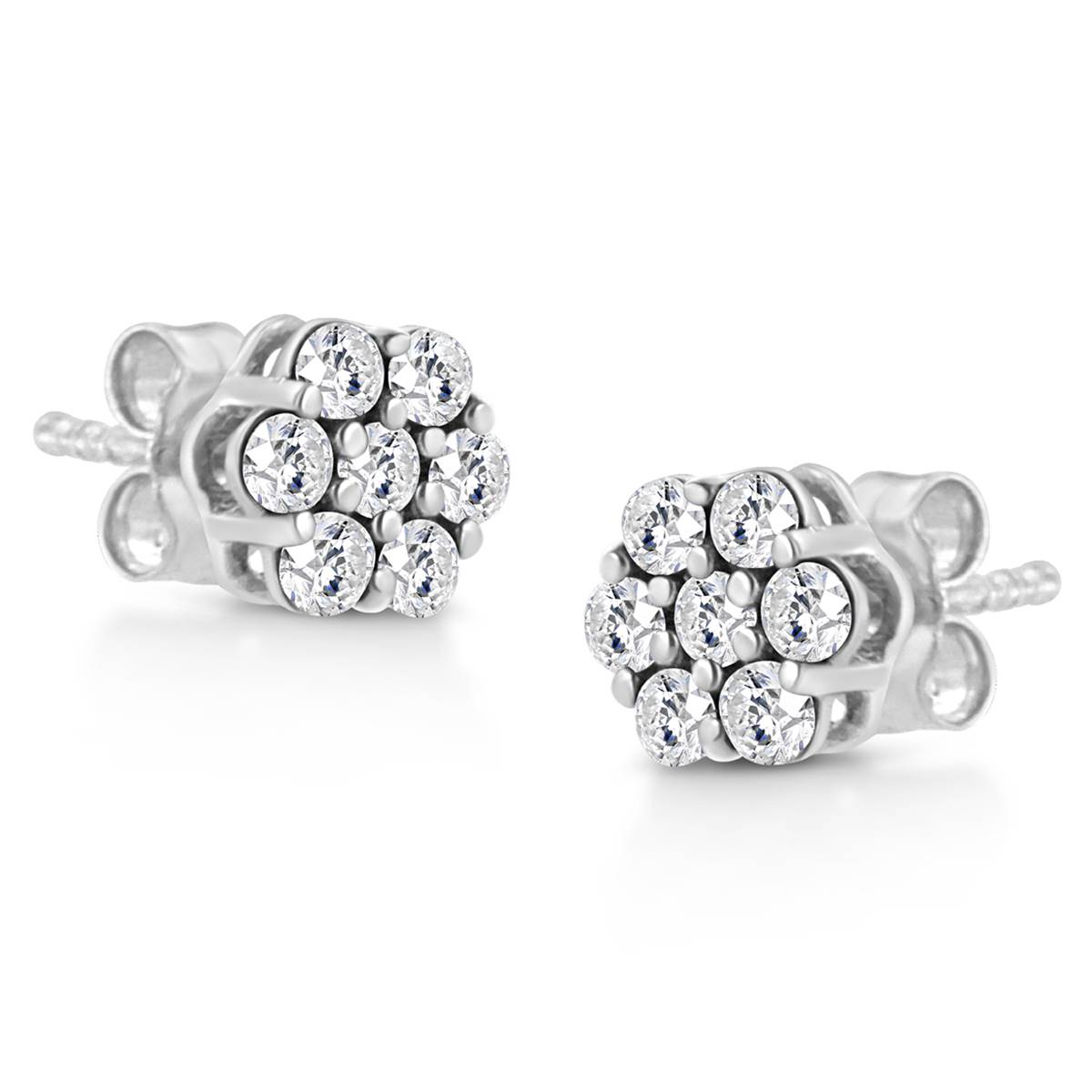 Haus Of Brilliance 1/2ctw. Lab Grown Diamond Stud Earrings