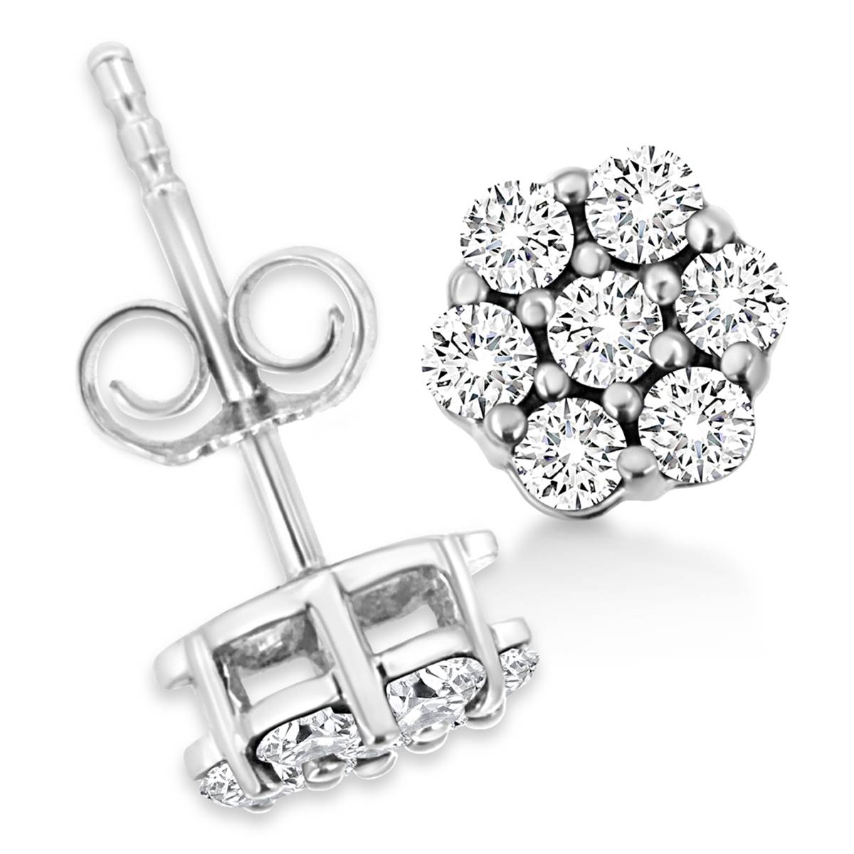 Haus Of Brilliance 1/2ctw. Lab Grown Diamond Stud Earrings