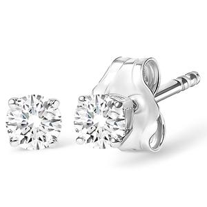 Haus of Brilliance 1/4ctw. Lab Grown Diamond Solitaire Earrings alternate view