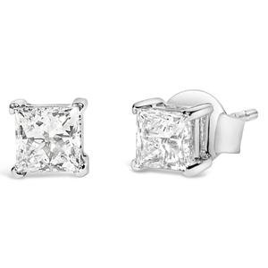 Haus of Brilliance Lab Grown Diamond Square Stud Earrings