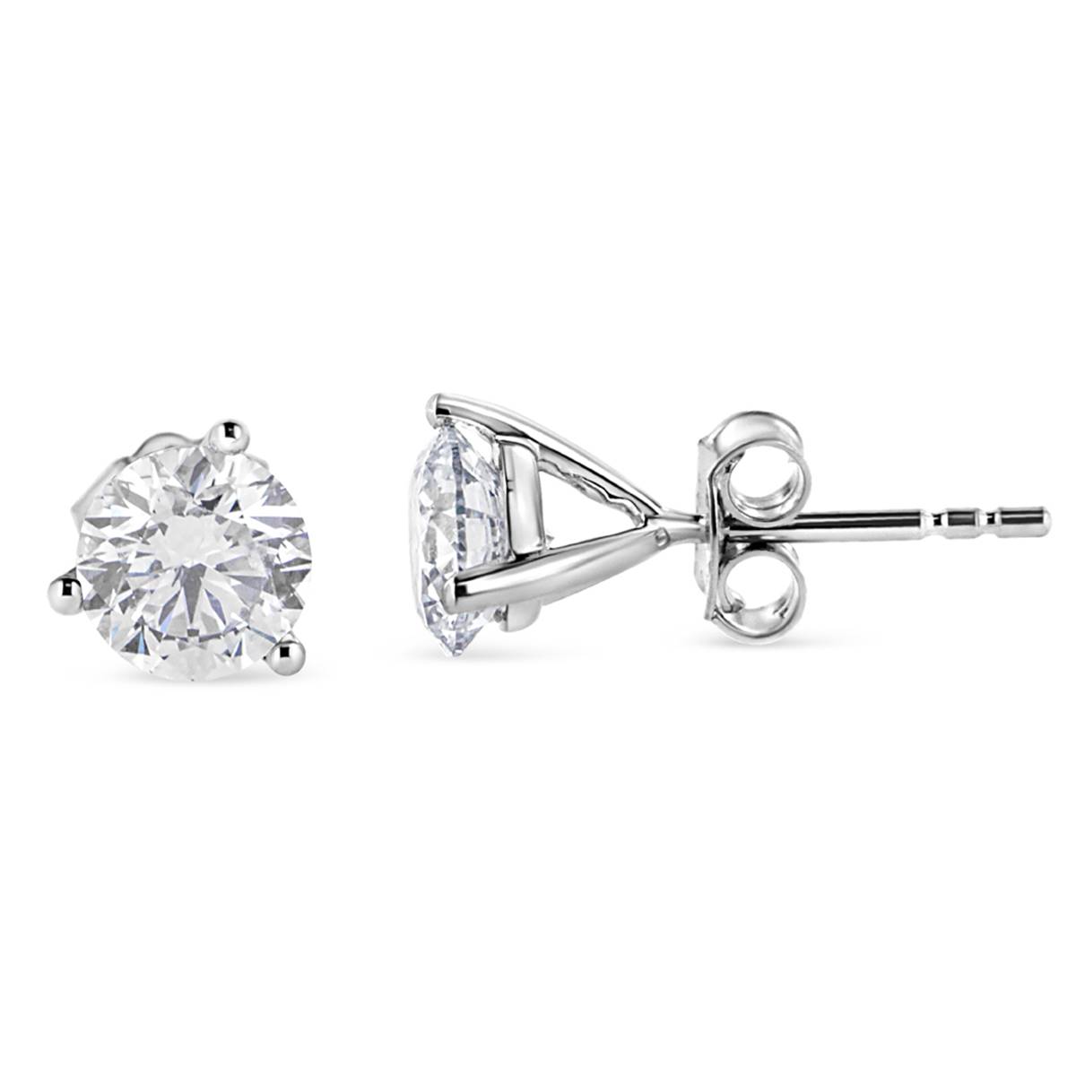 Haus Of Brilliance 1ctw. Lab Grown Diamond Stud Earrings