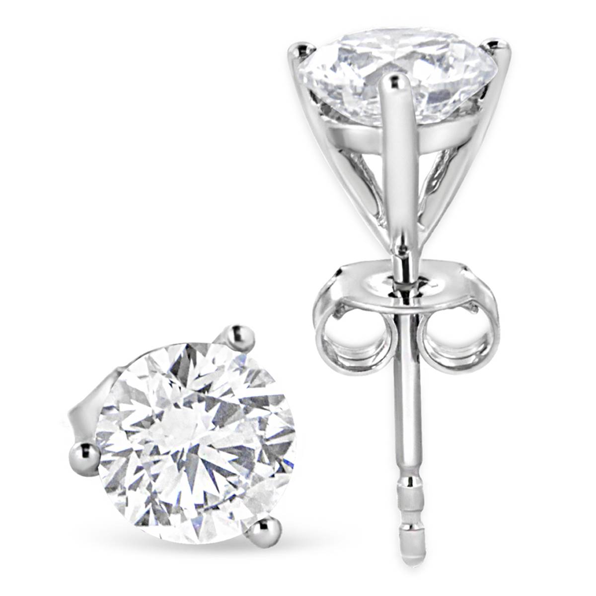 Haus Of Brilliance 1ctw. Lab Grown Diamond Stud Earrings