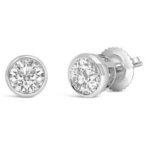 Haus of Brilliance 1ctw. Lab Grown Diamond Round Stud Earrings