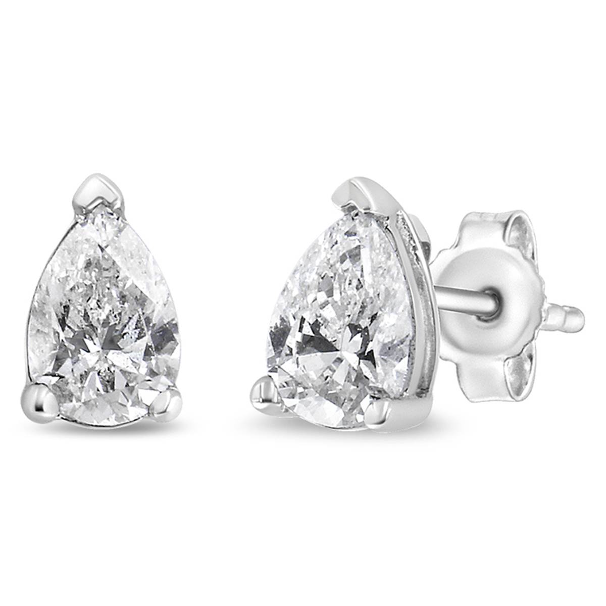 Haus Of Brilliance 3/4ctw. Lab Grown Diamond Solitaire Earrings