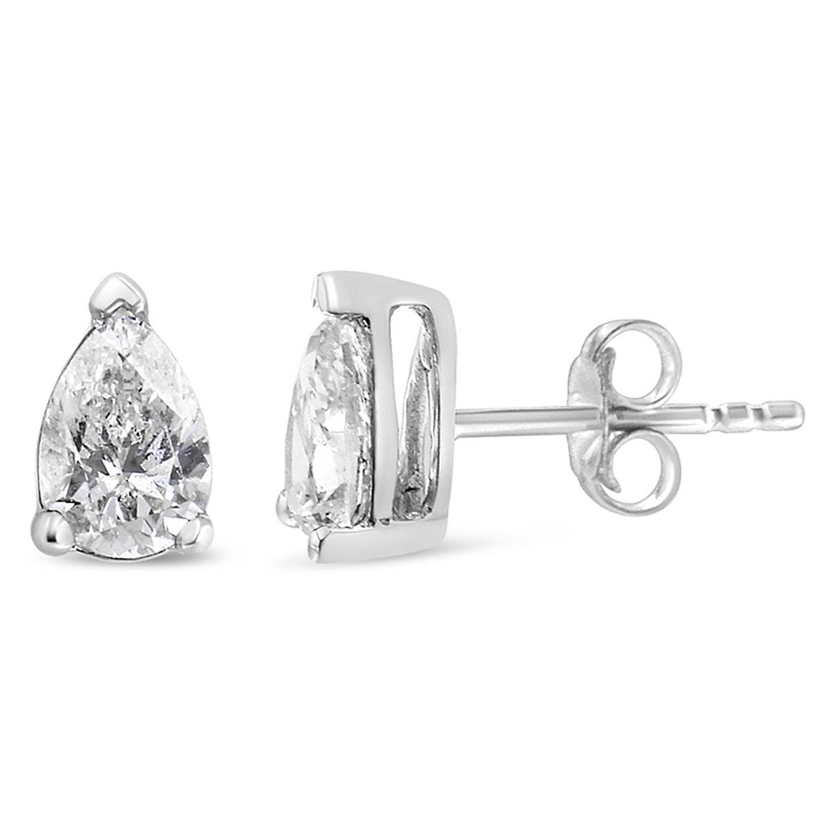 Haus Of Brilliance 3/4ctw. Lab Grown Diamond Solitaire Earrings