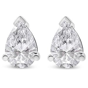 Haus of Brilliance 1ctw. Lab Grown Diamond Pear Stud Earrings alternate view