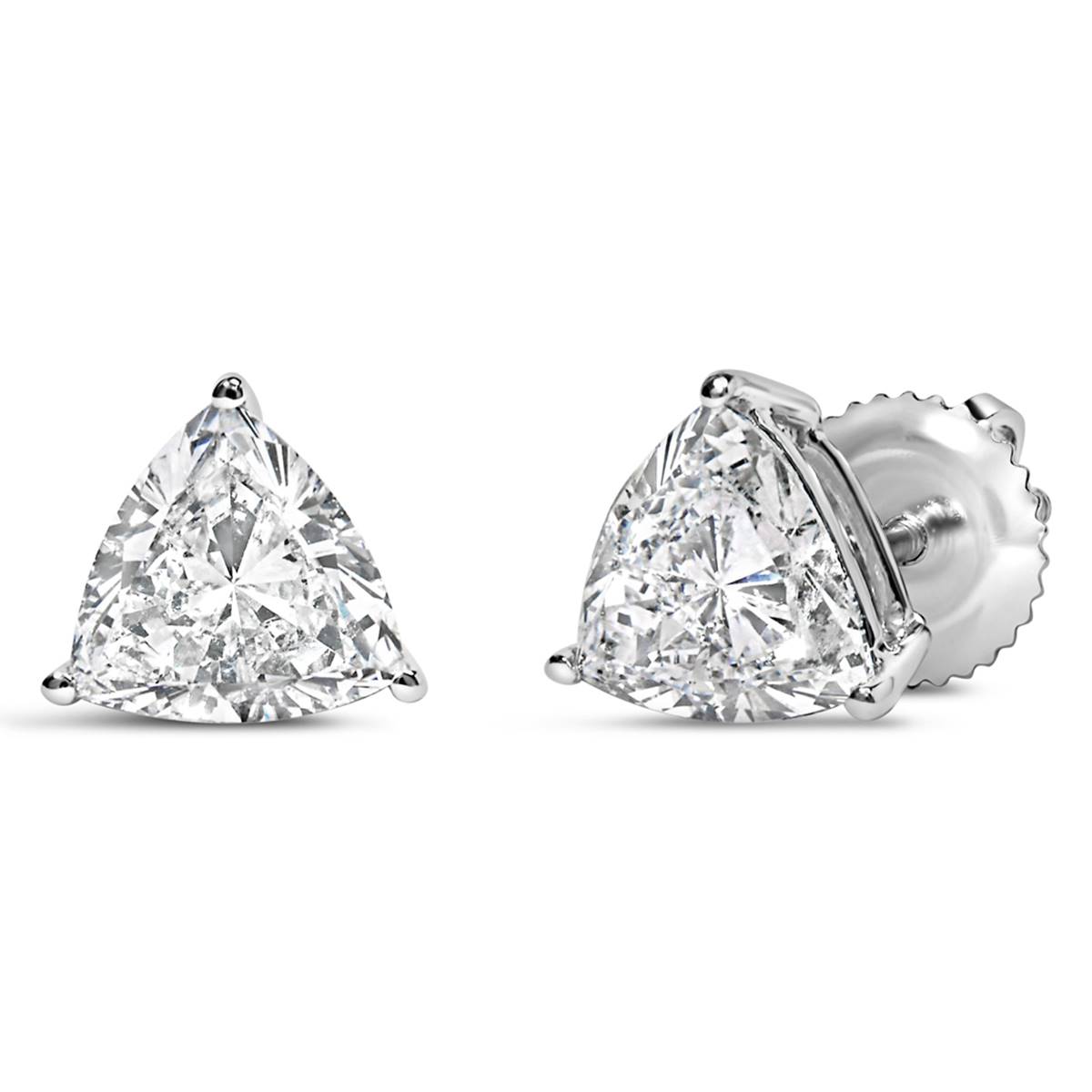 Haus Of Brilliance 1ctw. Lab Grown Diamond Solitaire Earrings