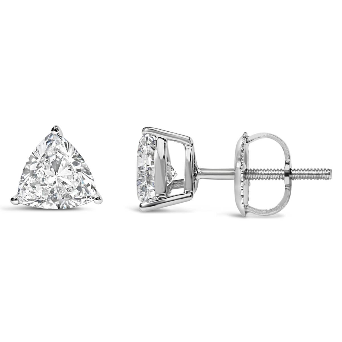 Haus Of Brilliance 1ctw. Lab Grown Diamond Solitaire Earrings