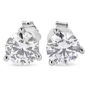 Haus of Brilliance 1/4ctw. Lab Grown Diamond Stud Earrings alternate view