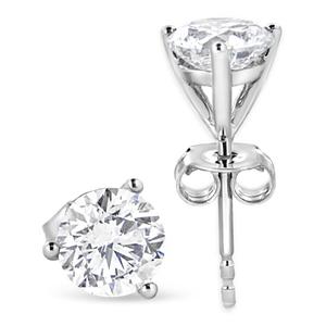 Haus of Brilliance 1/2ctw. Lab Grown Diamond Solitaire Earrings alternate view