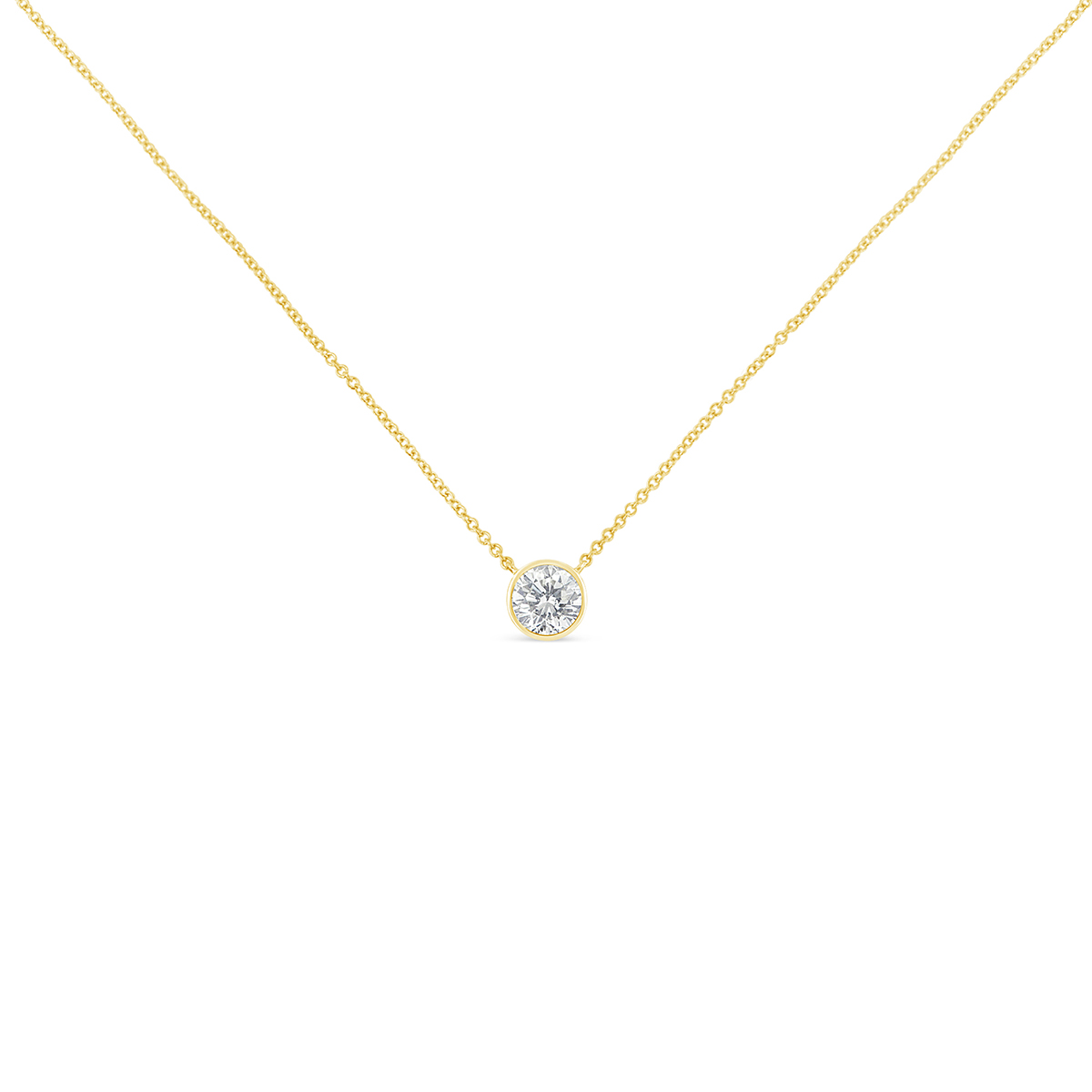 Diamond Classics(tm) Yellow Gold 1/10ctw. Diamond Pendant