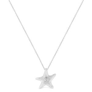 Haus of Brilliance Diamond Accent Starfish Pendant alternate view