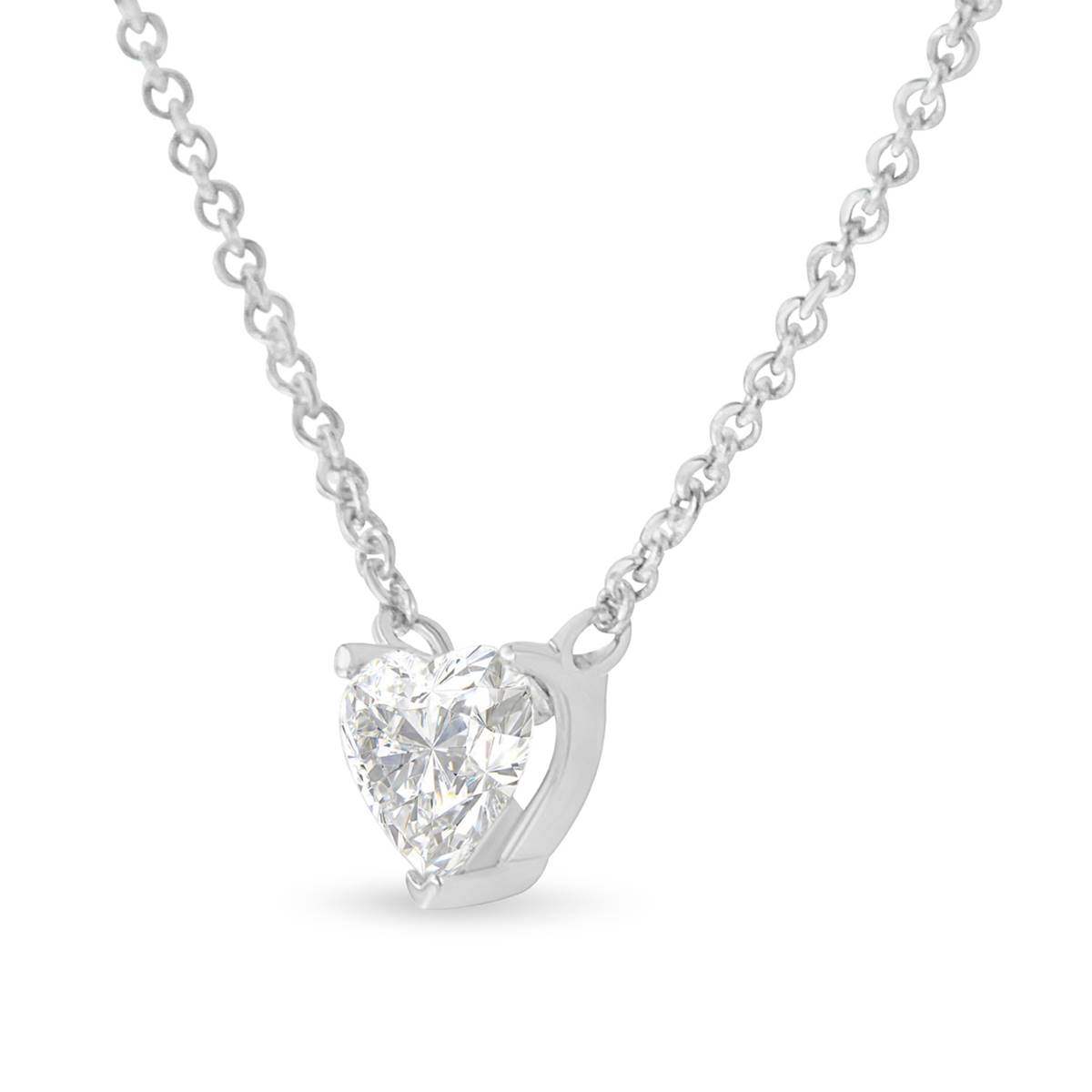 Haus Of Brilliance 1/4ctw. Lab Grown Diamond Heart Pendant