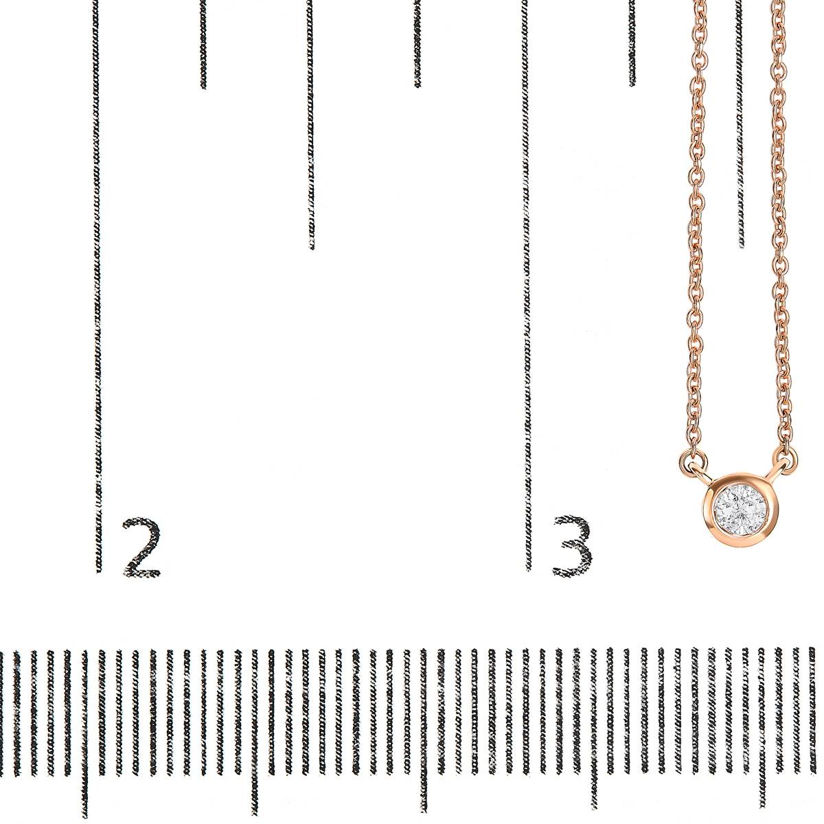 Haus Of Brilliance 10kt. Rose Gold 1/10ctw. Diamond Pendant