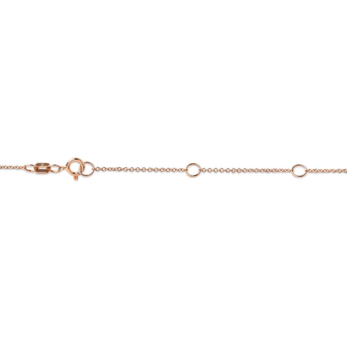 Haus Of Brilliance 10kt. Rose Gold 1/5ctw. Diamond Round Pendant