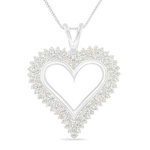 Diamond Classics(tm) 1ctw. Diamond Heart Pendant