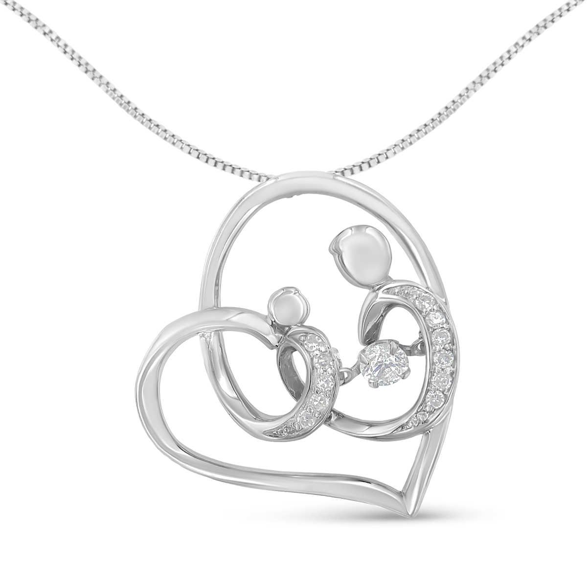 Diamond Classics(tm) 1/6ctw. Diamond Heart Pendant