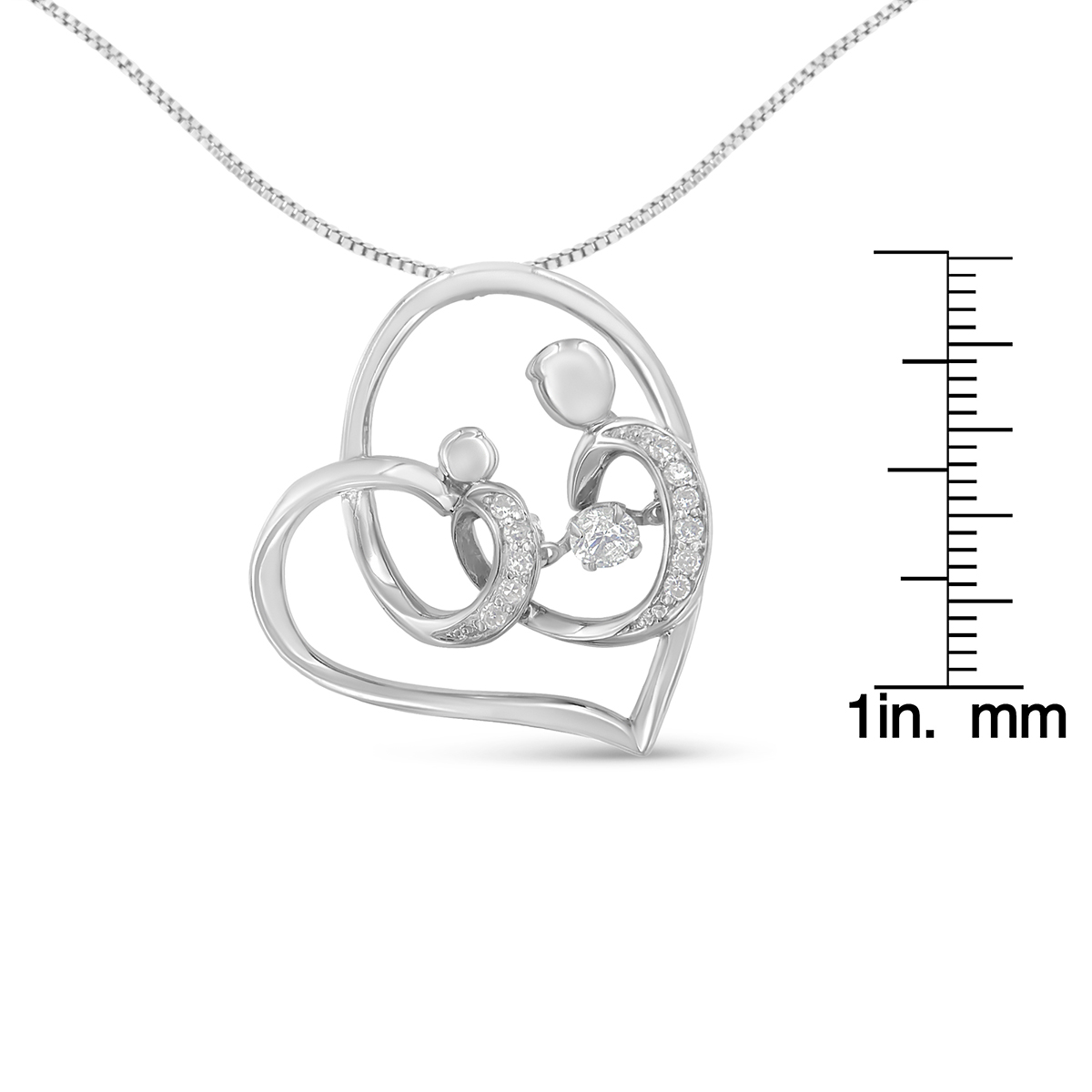 Diamond Classics(tm) 1/6ctw. Diamond Heart Pendant