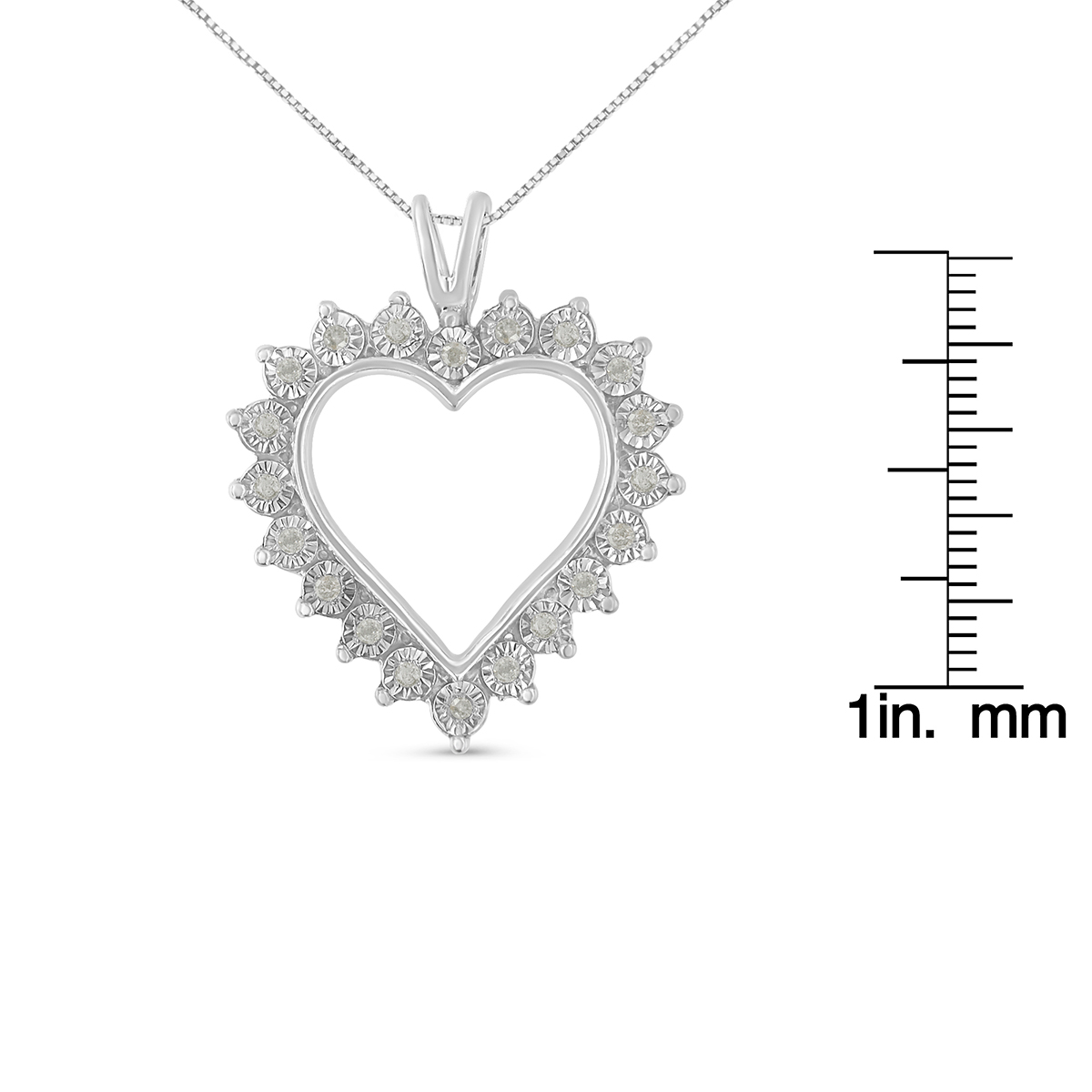 Diamond Classics(tm) 1/10ctw. Diamond Open Heart Pendant