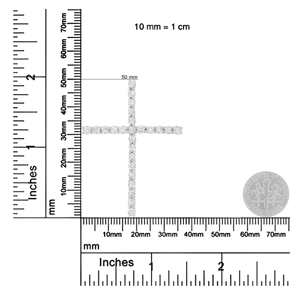 Diamond Classics(tm) 2 1/2ctw. Diamond Cross Pendant