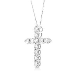 Diamond Classics(tm) 1ctw. Round-Cut Diamond Cross Pendant alternate view
