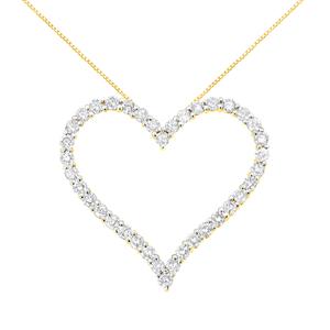 Diamond Classics(tm) 3ctw. Diamond Open Heart Pendant